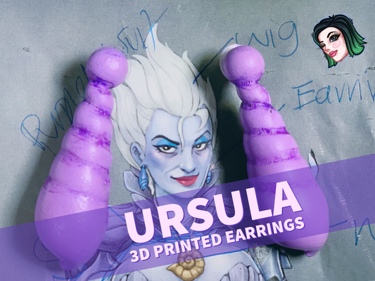 3D Model - Ursula Seashell Earrings