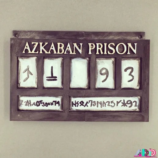 3D Model - Harry Potter Prison of Azkaban Sign Inspired Design