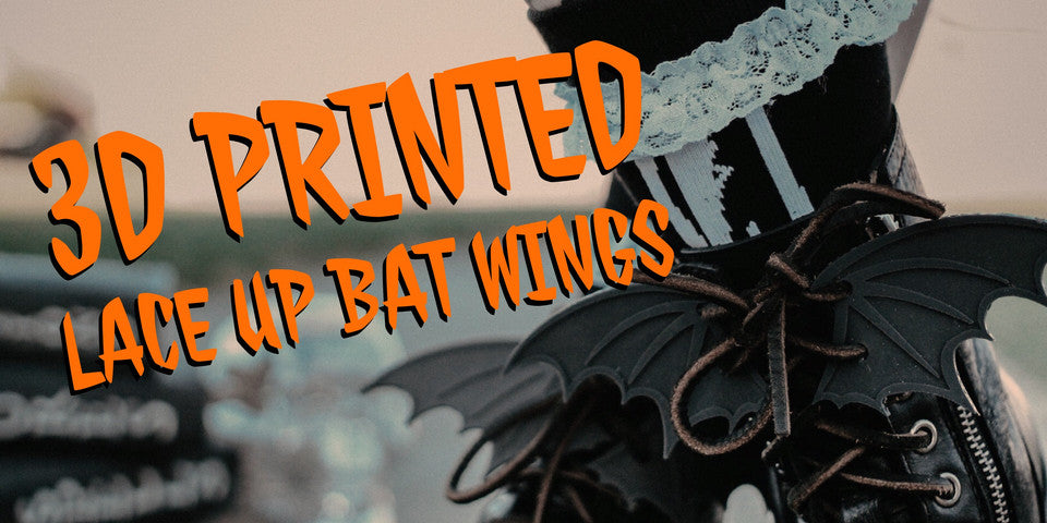 3D Model - Lace Up Bat Wings